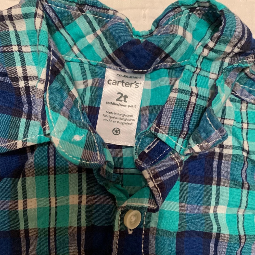 Carter’s Short Sleeved Button Down